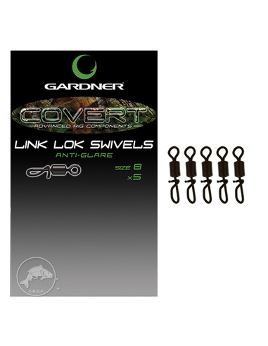 Gardner Link Lok Swivels nº8 (5 unidades)