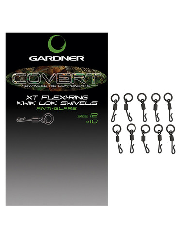 Gardner Covert XT Flex-Ring Kwik Lok Swivels Nº12