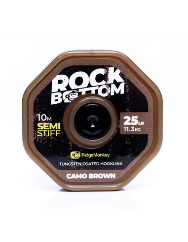 RidgeMonkey RM-Tec Rock Bottom Tungsten Coated Soft Camo Green 25lb