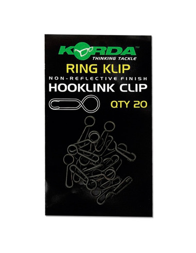 KORDA Ring Clip Hooklink Clip  20 Unidades