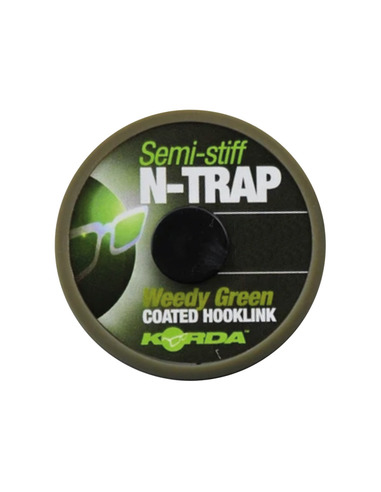 KORDA Semi Stiff N-Trap Weed Green 15Lb 20Metros