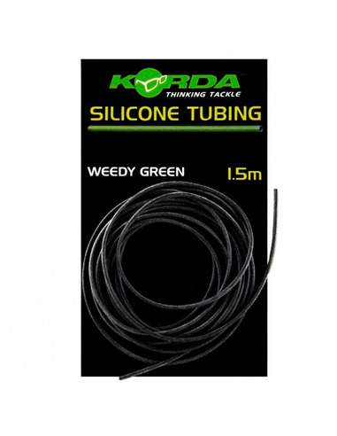 KORDA Silicone Tubing Weedy Green, Tamaño - 0.5mm