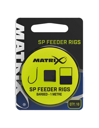 Matrix SP Feeder Rig  nº12 Barbed 0,14mm 1m
