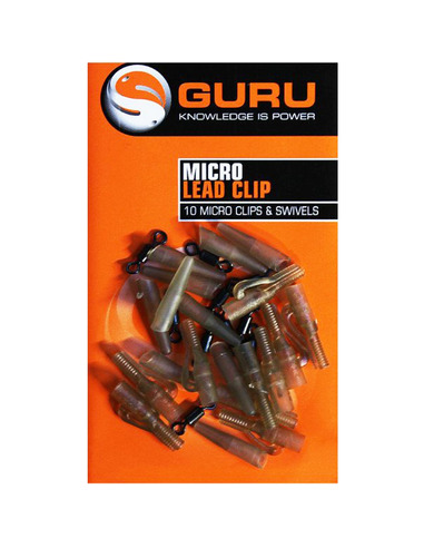 Guru Micro Lead Clip inc Swivels & tail Rubbers