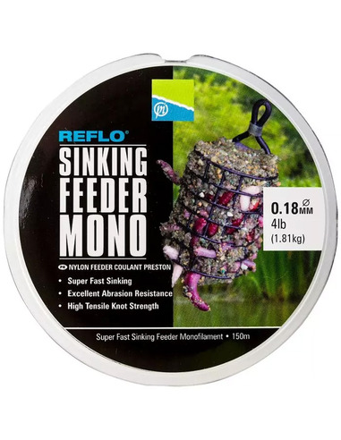Preston Reflo Sinking Feeder Mono 0,18mm 4lb 1,81kg 150m