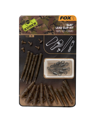 Fox Edges Camo Slik Lead Clip Kit Sz 10