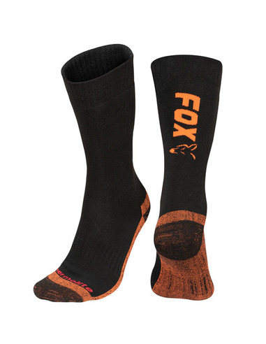 Fox Black/Orange Thermo Sock (Size 6-9 EU40-43)
