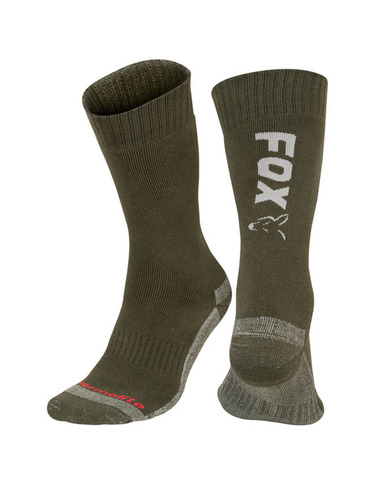 Fox Green/Silver Thermo Sock (Size 10-13 EU44-47)