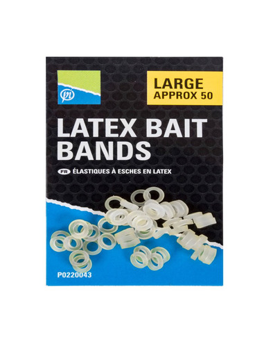 Preston Latex Bait Bands Large (Aprox.50)