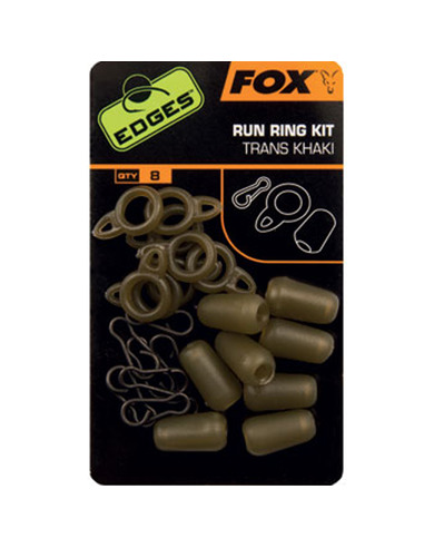 Fox Edges Standard Run Ring kit Trans Khaki