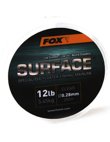 Fox Surface Floater Mainline 15lb 6.82kg Clear 250m