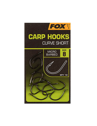 Fox Carp Hooks Curve Short Size 2