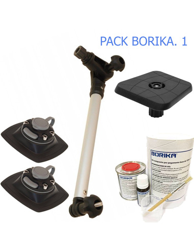 Pack Borika Completo.1 (2 pegatinas+Soporte sonda+Brazo Transductor+Pegamento)