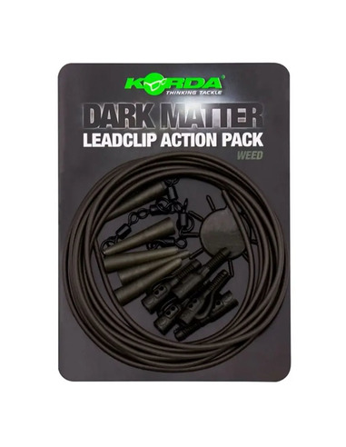 Korda Dark Matter Lead Clip Action Pack Weed