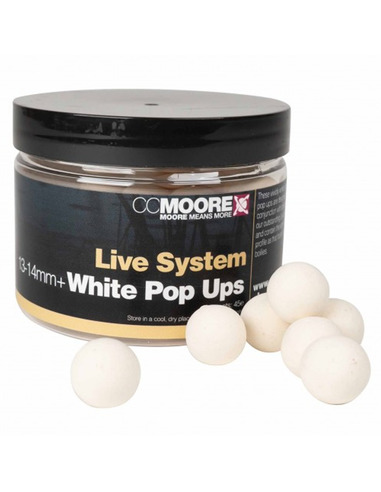 CC Moore Live System White Pop Ups 13-14mm