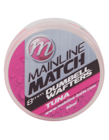 Mainline Match Dumbell Wafters Pink - Tuna 6mm 50ml