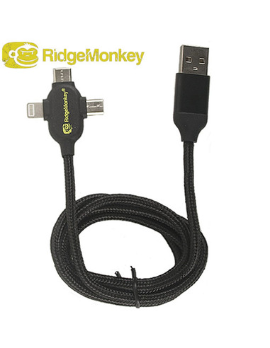 RidgeMonkey USB-A to Multi Out Cable 1m