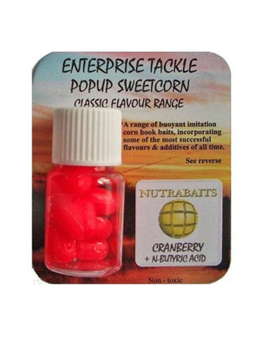 Enterprise Tackle Pop Up Sweetcorn Nutrabaits (Cranberry & N-Butyric Acid)