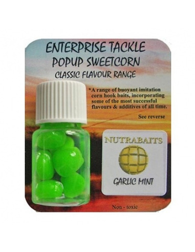 Enterprise Tackle Pop Up Sweetcorn Nutrabaits (Garlic Mint)