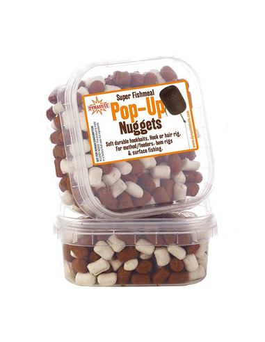 Dynamite Baits Nuggets Pop Up Brown/White 60g