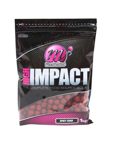 Mainline High Impact Boilies Spicy Crab 15mm 1kg