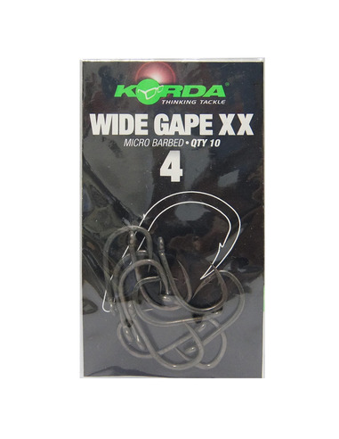 Korda Wide Gape XX Nº4 Micro Barbed