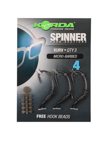Korda Spinner Hook Sections Kurv Nº4 Micro Barbed