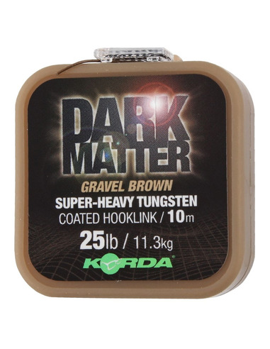 Korda Dark Matter Tungsten Coated Braid Gravel Brown 25lb/11,3kg(10m)