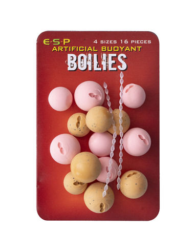 ESP Artificial Buoyant Boilies Natural Range (Nut Mix / Washed out Pink)