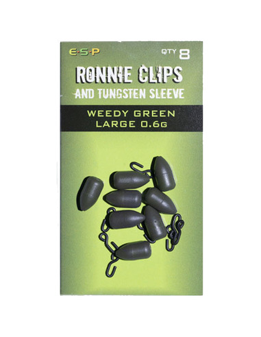ESP Ronnie Clips and Tungsten Sleeve 0,3gr
