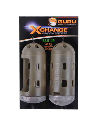 Guru X-Change Bait Up Window Feeder 40gr + 50gr