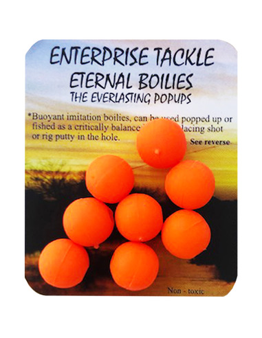 Enterprise Tackle Eternal Boilies Naranja Fluoro 12mm