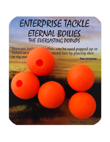 Enterprise Tackle Eternal Boilies Naranja Fluoro 15mm