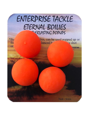 Enterprise Tackle Eternal Boilies Naranja Fluoro 18mm
