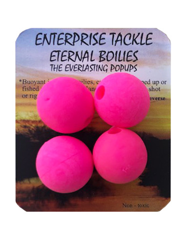 Enterprise Tackle Eternal Boilies Rosa Fluoro 18mm