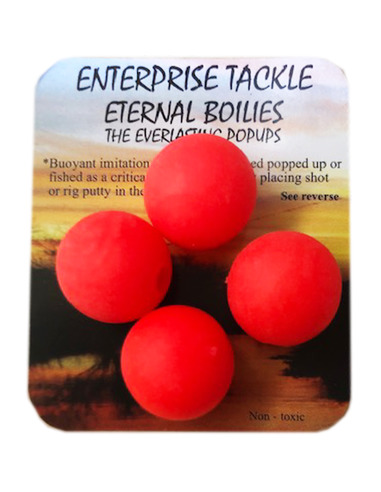 Enterprise Tackle Eternal Boilies Rojo Fluoro 18mm