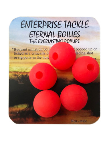 Enterprise Tackle Eternal Boilies Rojo Fluoro 15mm