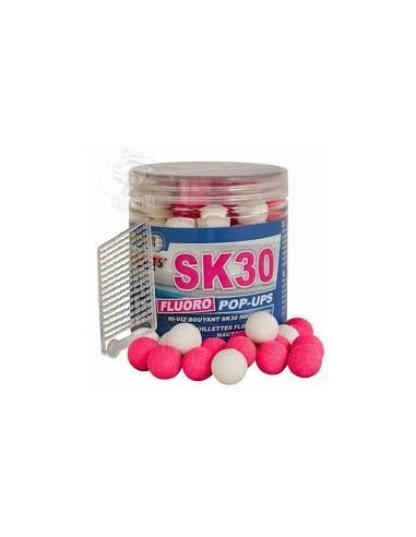 STARBAITS Fluoro Pop Up SK30 14Mm Pink / White