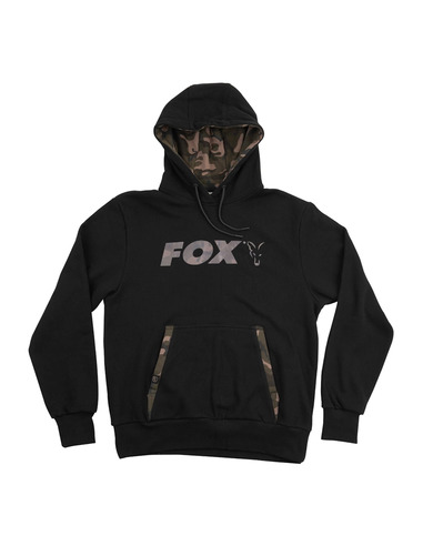 Fox Black/Camo Print Hoody (Size S)