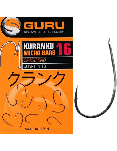 Guru Kuranku Hook Size 12 (Barbed/Spade)
