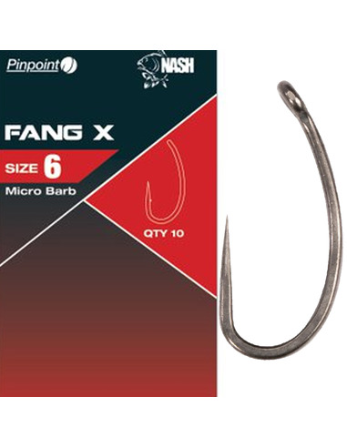 Nash Pinpoint Fang X Hooks Size 2