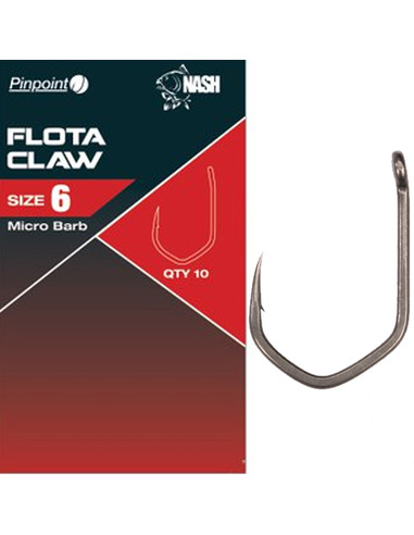 Nash Pinpoint Flota Claw Micro Barbed Size 6