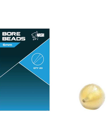 Nash Soft Taper Bore Beads Diffusion Camo 3mm