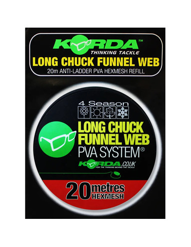 Korda Long Chuck Funnel Web Hexmesh 5m Refill