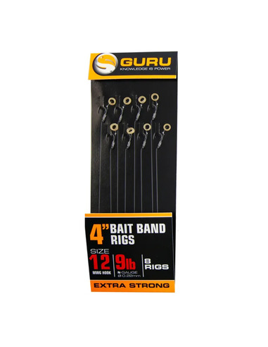 Guru Bait Bands Ready Rig 4" (0.22 / Size 12)