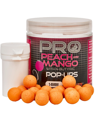 Starbaits Pro Peach & Mango Pop Up 14mm 80gr