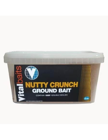 Vitalbaits Groundbait Nutty Crunch Bucket 3kg