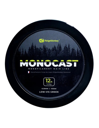 RidgeMonkey MonoCast Mono Green 12lb 0.30mm 1000mtr