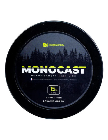 RidgeMonkey MonoCast Mono Green 15lb 0.35mm 1000mtr
