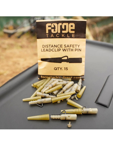Forge Tackle Distance Safety Leadclip Complete (15 Unidades)